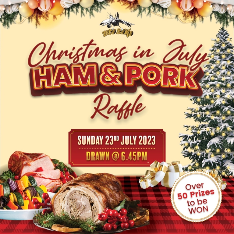 Xmas in July Raffle 2023 Facebook Beresfield BC